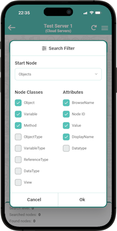 0150_search_filter INCHSTONE IoT Configurator